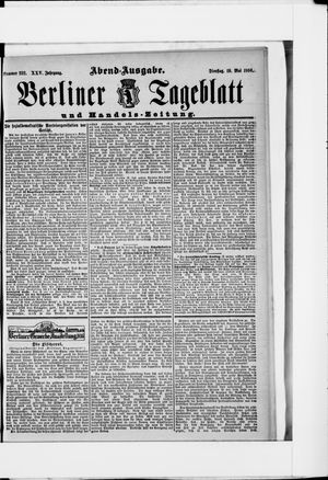 Berliner Tageblatt und Handels-Zeitung vom 19.05.1896