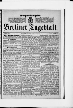 Berliner Tageblatt und Handels-Zeitung on May 23, 1896