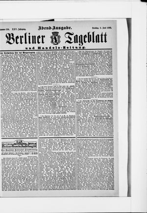 Berliner Tageblatt und Handels-Zeitung vom 02.06.1896