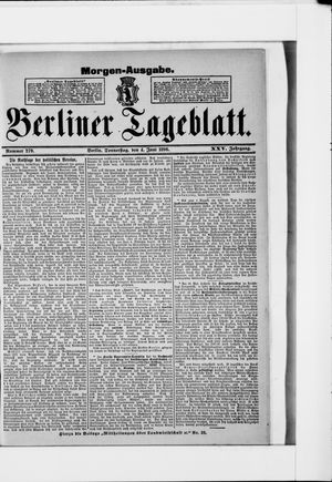 Berliner Tageblatt und Handels-Zeitung vom 04.06.1896