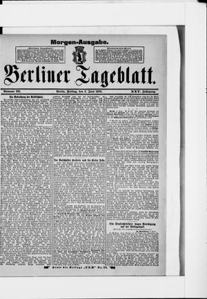 Berliner Tageblatt und Handels-Zeitung vom 05.06.1896