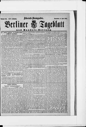 Berliner Tageblatt und Handels-Zeitung on Jun 6, 1896
