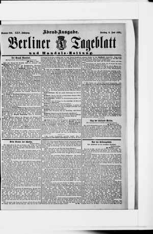 Berliner Tageblatt und Handels-Zeitung vom 09.06.1896