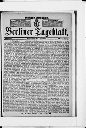 Berliner Tageblatt und Handels-Zeitung vom 03.07.1896