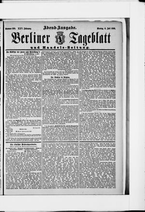 Berliner Tageblatt und Handels-Zeitung vom 06.07.1896