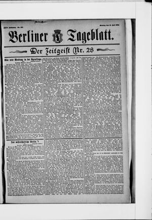Berliner Tageblatt und Handels-Zeitung on Jul 13, 1896