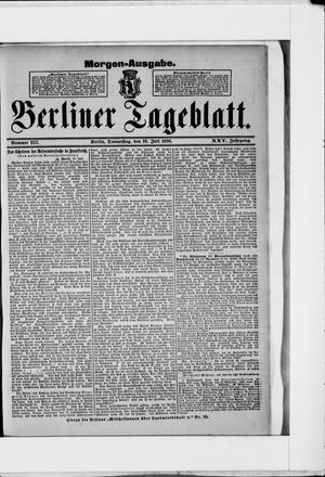 Berliner Tageblatt und Handels-Zeitung vom 16.07.1896