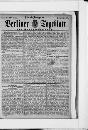 Berliner Tageblatt und Handels-Zeitung on Jul 17, 1896