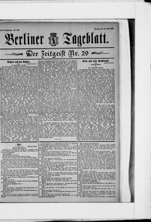 Berliner Tageblatt und Handels-Zeitung on Jul 20, 1896