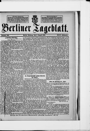 Berliner Tageblatt und Handels-Zeitung vom 02.08.1896