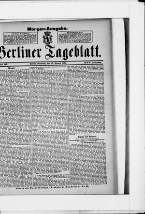 Berliner Tageblatt und Handels-Zeitung vom 12.08.1896