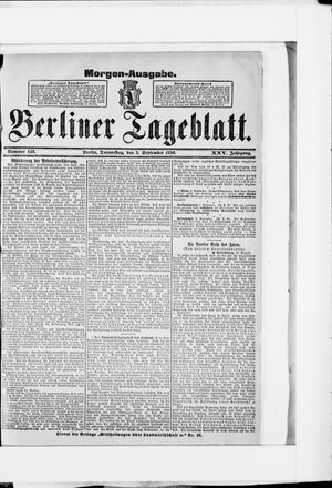 Berliner Tageblatt und Handels-Zeitung vom 03.09.1896