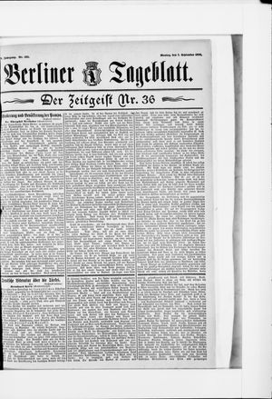 Berliner Tageblatt und Handels-Zeitung vom 07.09.1896