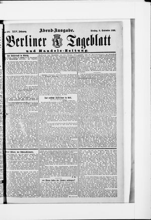 Berliner Tageblatt und Handels-Zeitung vom 08.09.1896