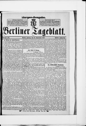 Berliner Tageblatt und Handels-Zeitung vom 18.09.1896