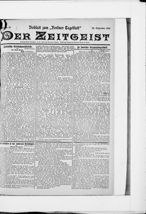 Berliner Tageblatt und Handels-Zeitung vom 28.09.1896