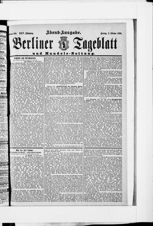 Berliner Tageblatt und Handels-Zeitung vom 02.10.1896