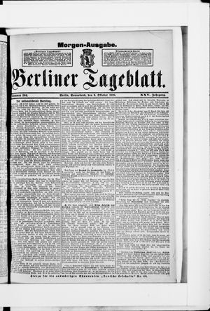 Berliner Tageblatt und Handels-Zeitung vom 03.10.1896