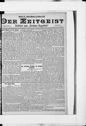 Berliner Tageblatt und Handels-Zeitung vom 19.10.1896