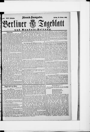 Berliner Tageblatt und Handels-Zeitung vom 23.10.1896