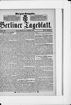 Berliner Tageblatt und Handels-Zeitung vom 06.11.1896