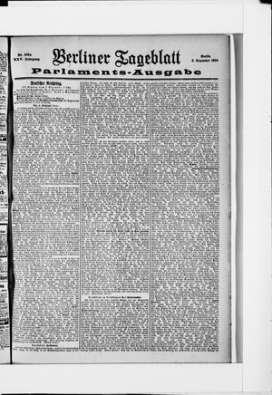 Berliner Tageblatt und Handels-Zeitung vom 02.12.1896