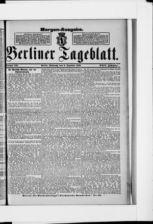 Berliner Tageblatt und Handels-Zeitung vom 09.12.1896