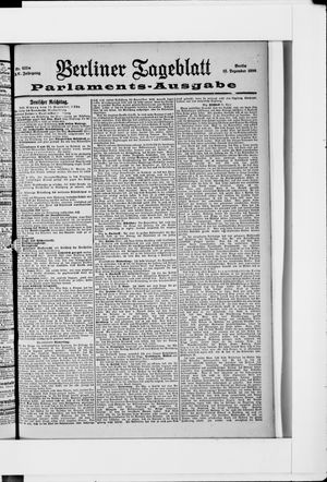 Berliner Tageblatt und Handels-Zeitung vom 12.12.1896