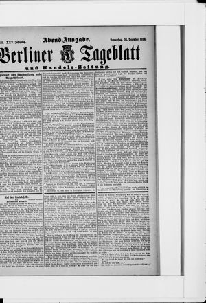 Berliner Tageblatt und Handels-Zeitung vom 24.12.1896
