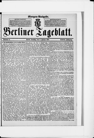 Berliner Tageblatt und Handels-Zeitung vom 05.01.1897