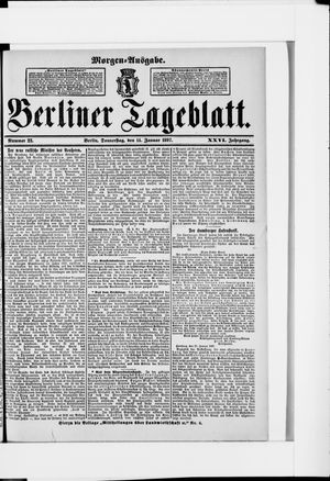 Berliner Tageblatt und Handels-Zeitung vom 14.01.1897