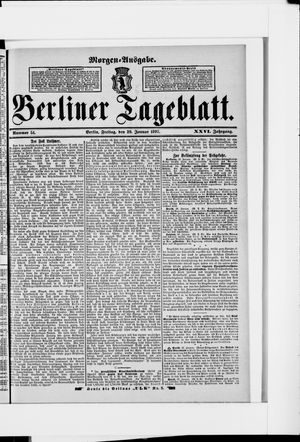 Berliner Tageblatt und Handels-Zeitung vom 29.01.1897