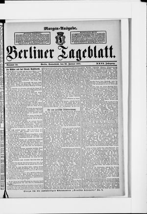 Berliner Tageblatt und Handels-Zeitung vom 30.01.1897