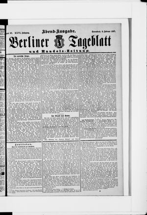 Berliner Tageblatt und Handels-Zeitung vom 06.02.1897