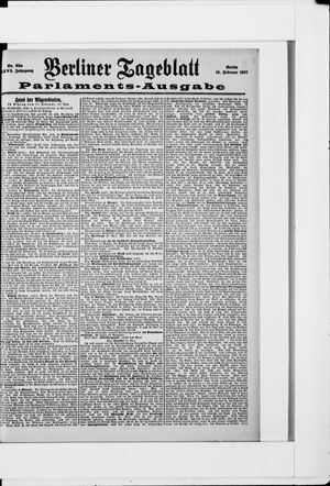Berliner Tageblatt und Handels-Zeitung vom 16.02.1897