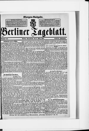 Berliner Tageblatt und Handels-Zeitung on Mar 6, 1897