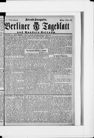 Berliner Tageblatt und Handels-Zeitung vom 08.03.1897