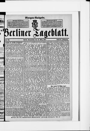Berliner Tageblatt und Handels-Zeitung vom 13.03.1897