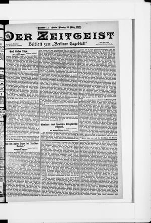 Berliner Tageblatt und Handels-Zeitung vom 15.03.1897