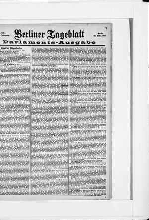 Berliner Tageblatt und Handels-Zeitung on Mar 20, 1897
