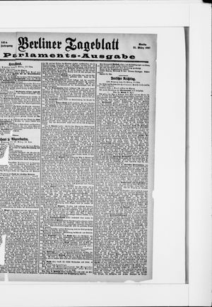 Berliner Tageblatt und Handels-Zeitung on Mar 21, 1897