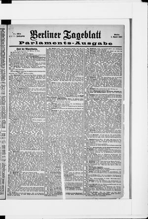 Berliner Tageblatt und Handels-Zeitung vom 01.04.1897