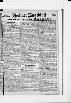 Berliner Tageblatt und Handels-Zeitung vom 04.04.1897