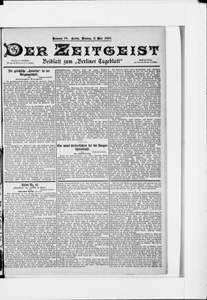Berliner Tageblatt und Handels-Zeitung vom 03.05.1897
