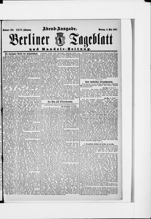 Berliner Tageblatt und Handels-Zeitung vom 03.05.1897