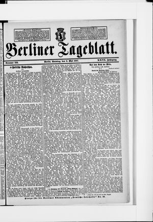 Berliner Tageblatt und Handels-Zeitung vom 09.05.1897