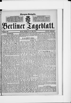 Berliner Tageblatt und Handels-Zeitung vom 11.05.1897