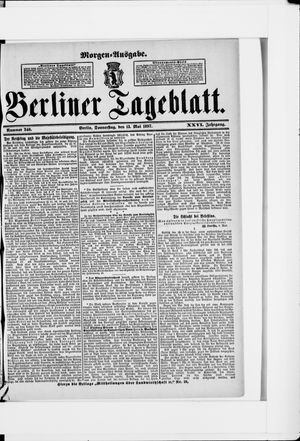Berliner Tageblatt und Handels-Zeitung vom 13.05.1897