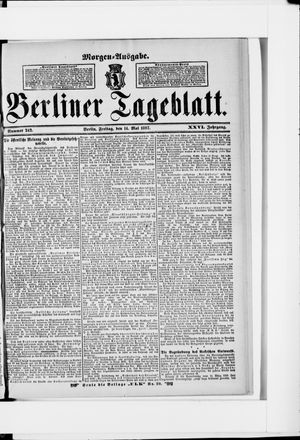 Berliner Tageblatt und Handels-Zeitung vom 14.05.1897