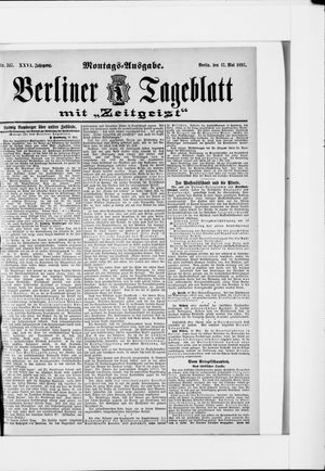 Berliner Tageblatt und Handels-Zeitung on May 17, 1897